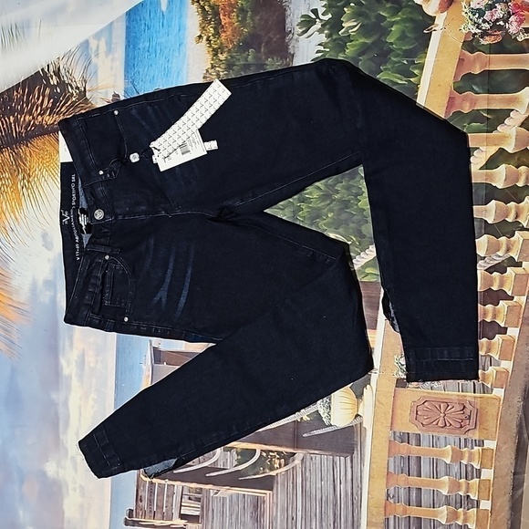 1969 Italia Giuliana Skinny Raw Hem Jeans Size 25 NWT